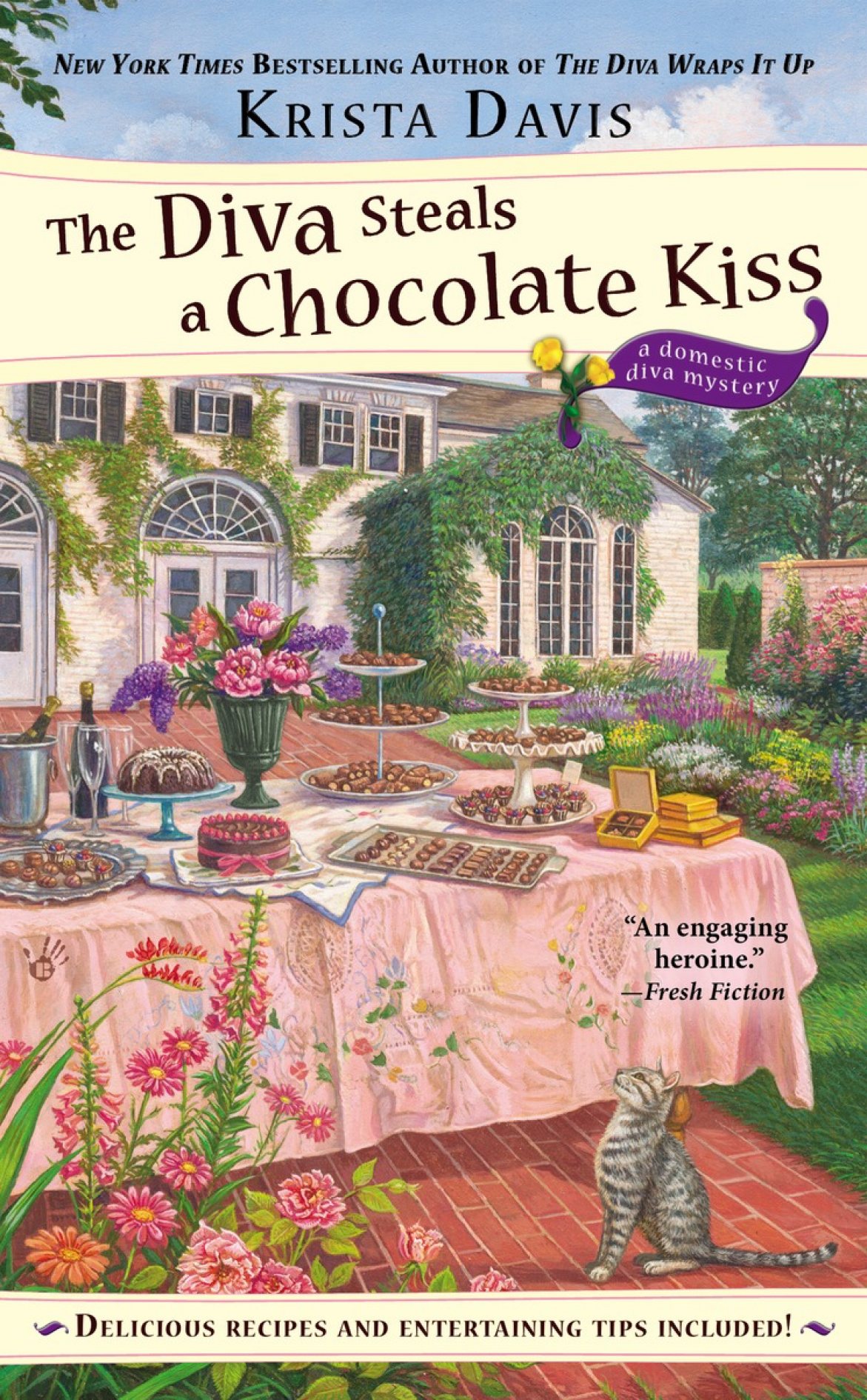 cover of The Diva Steals a Chocolate Kiss