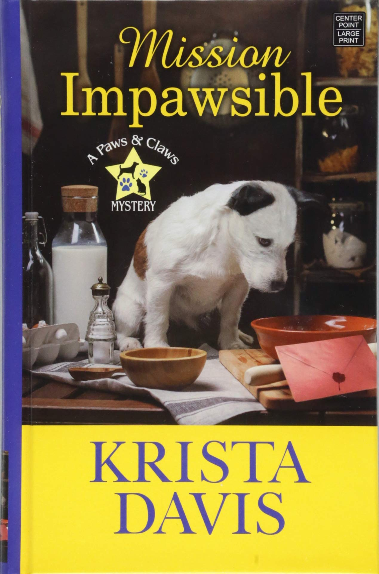 large print cover of Murder She Barked
