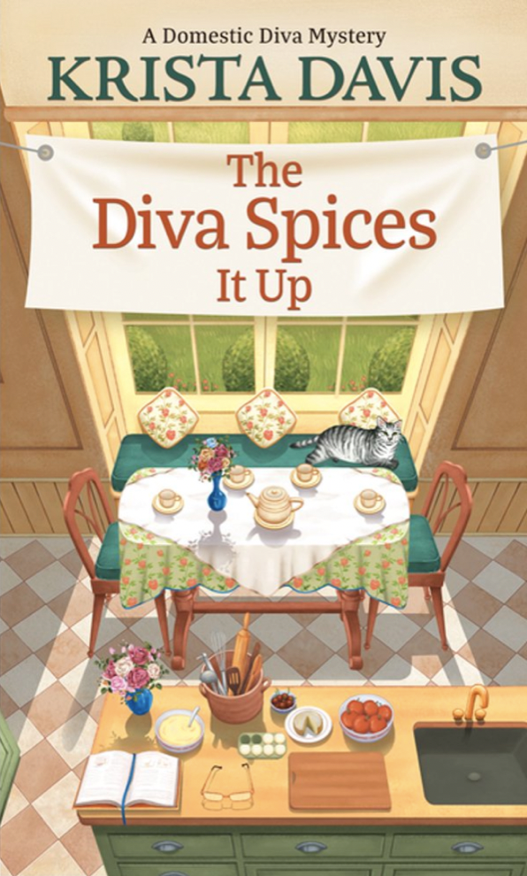 large print cover of The Diva Spices It Up